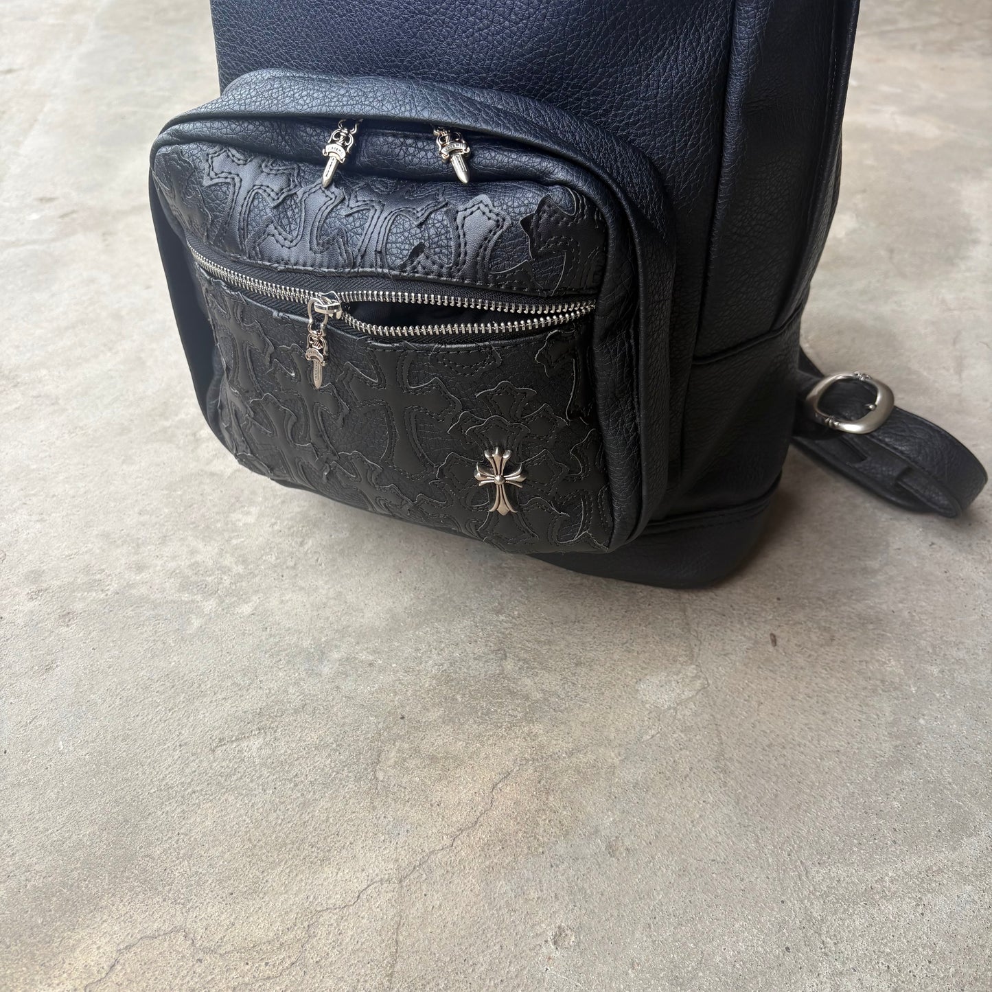 Vintage Cross Patch Backpack