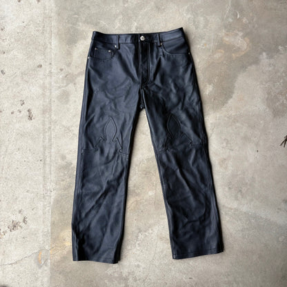 Vintage Leather Denim