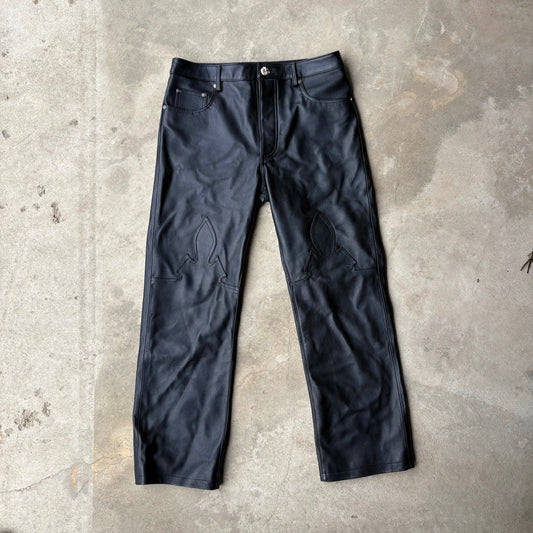 Vintage Leather Denim