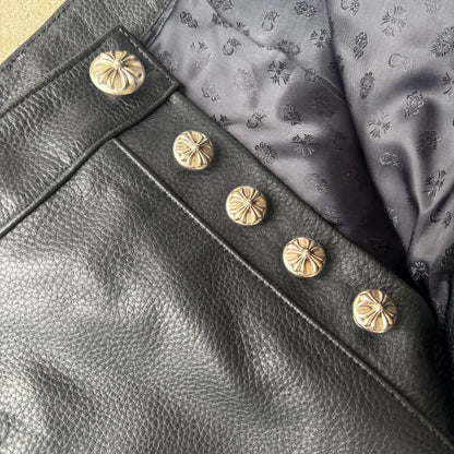 Vintage Leather Denim