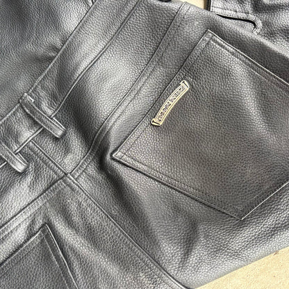 Vintage Leather Denim