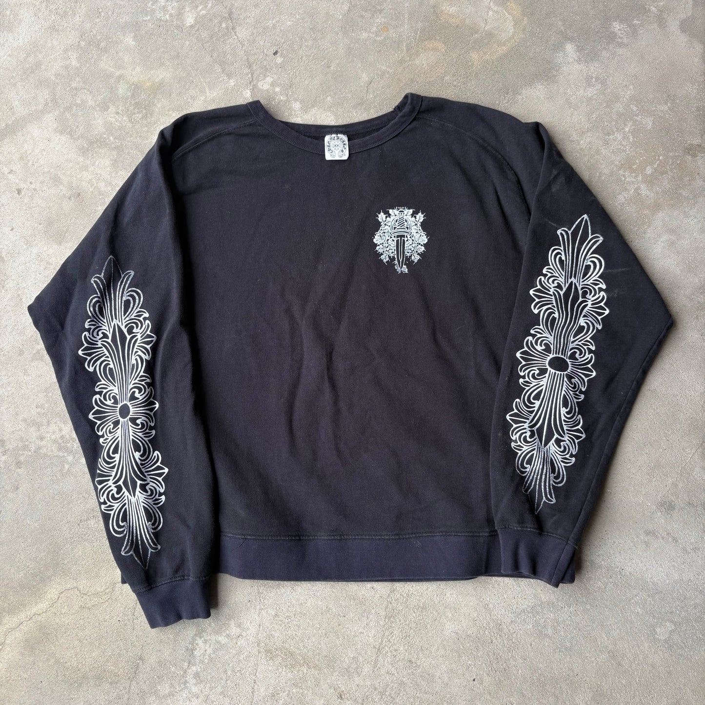 Large Vintage Fleur Crewneck