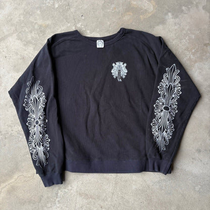 Large Vintage Fleur Crewneck