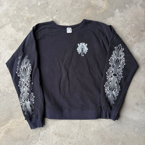 Large Vintage Fleur Crewneck