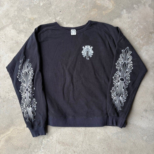 Large Vintage Fleur Crewneck