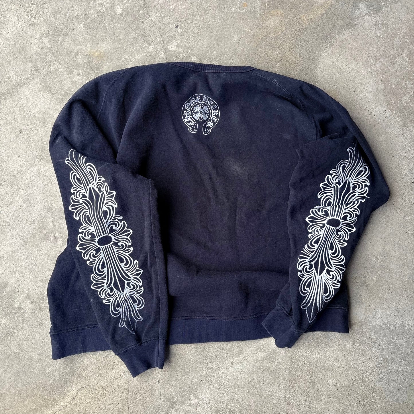 Large Vintage Fleur Crewneck